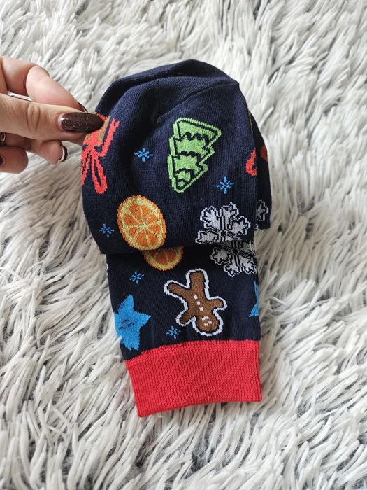 Новогодние женские носочки