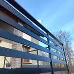 Balustrada balustrady balkonowa aluminiowa malowana proszkowo balkon