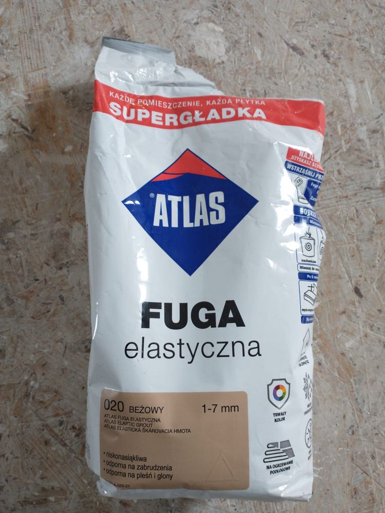 Fuga elastyczna Atlas beżowa 1kg