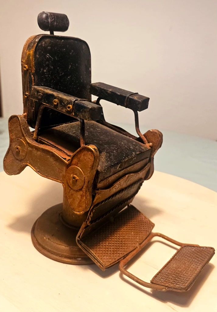 Cadeira de barbeiro - miniatura