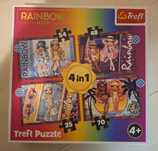 Puzzle Trefl 4 w 1 Rainbow High