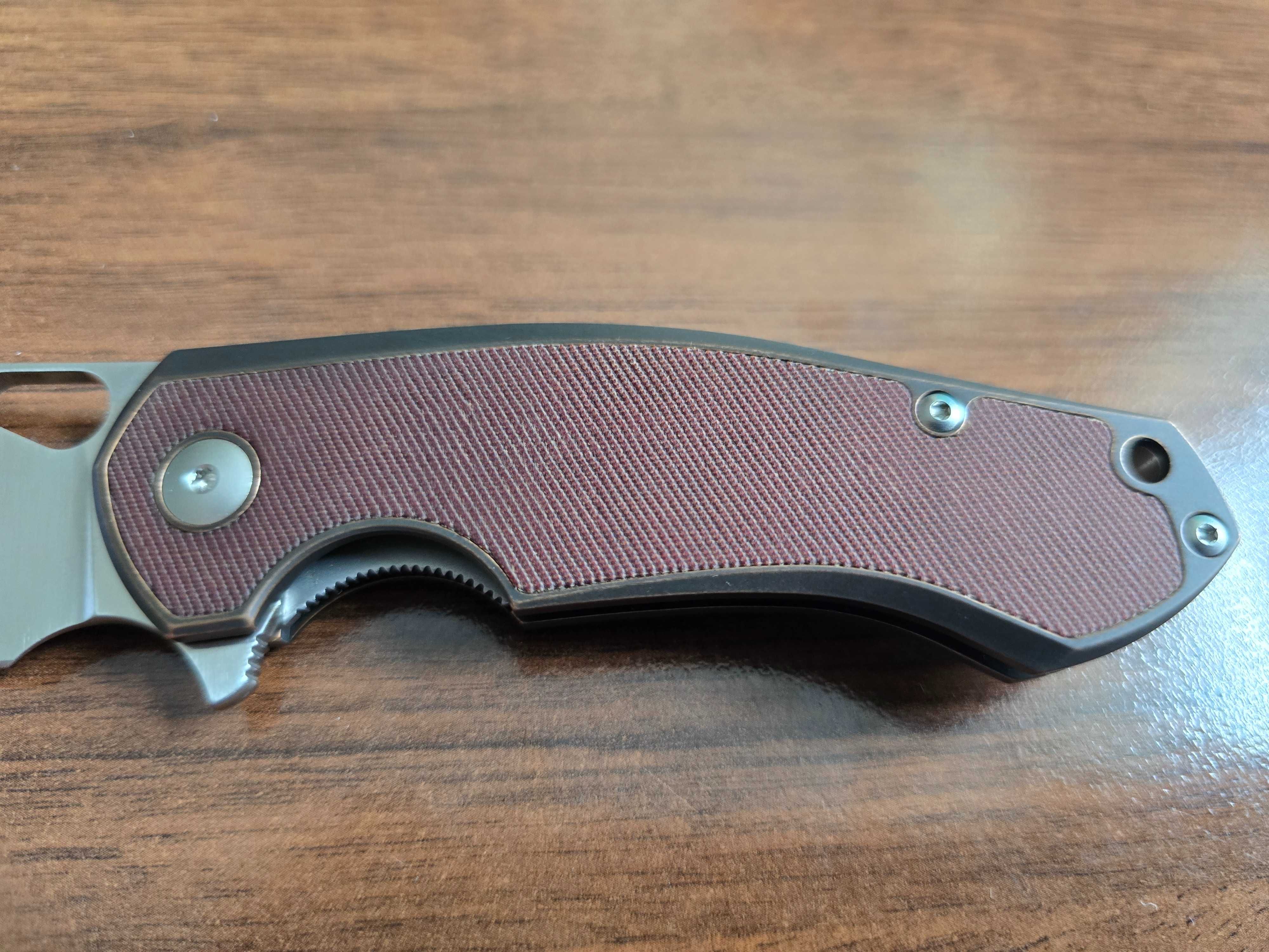 GiantMouse ACE Biblio Bronze Natural Micarta M390