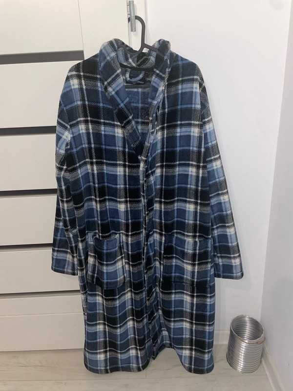 Szlafrok unisex niebieski rozmiar s