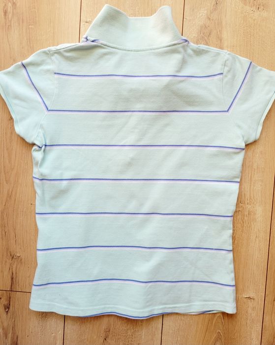 Koszulkadamska  polo miętowa Adidas pasuje na rozmiar 36/38