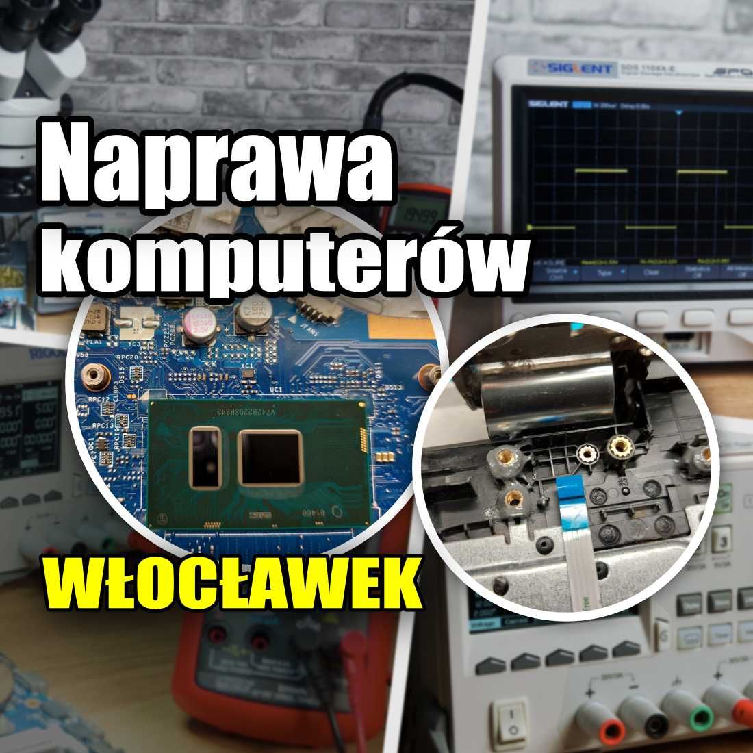 Serwis naprawa laptopa, komputera, laptopów, komputerów - Włocławek