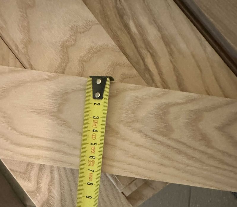 Nowy parkiet klepka jesion