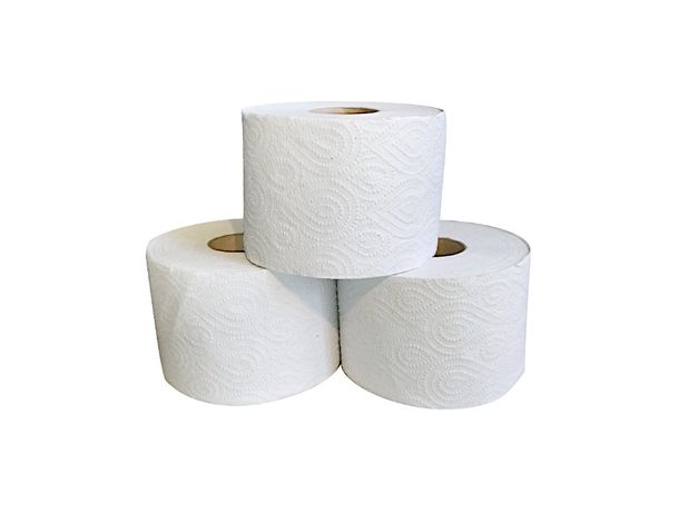 Papier toaletowy bielony (95%) jednowarstwowy