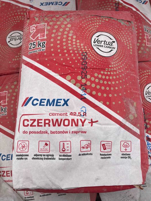 Cement CZERWONY + 42,5 R CEMEX
