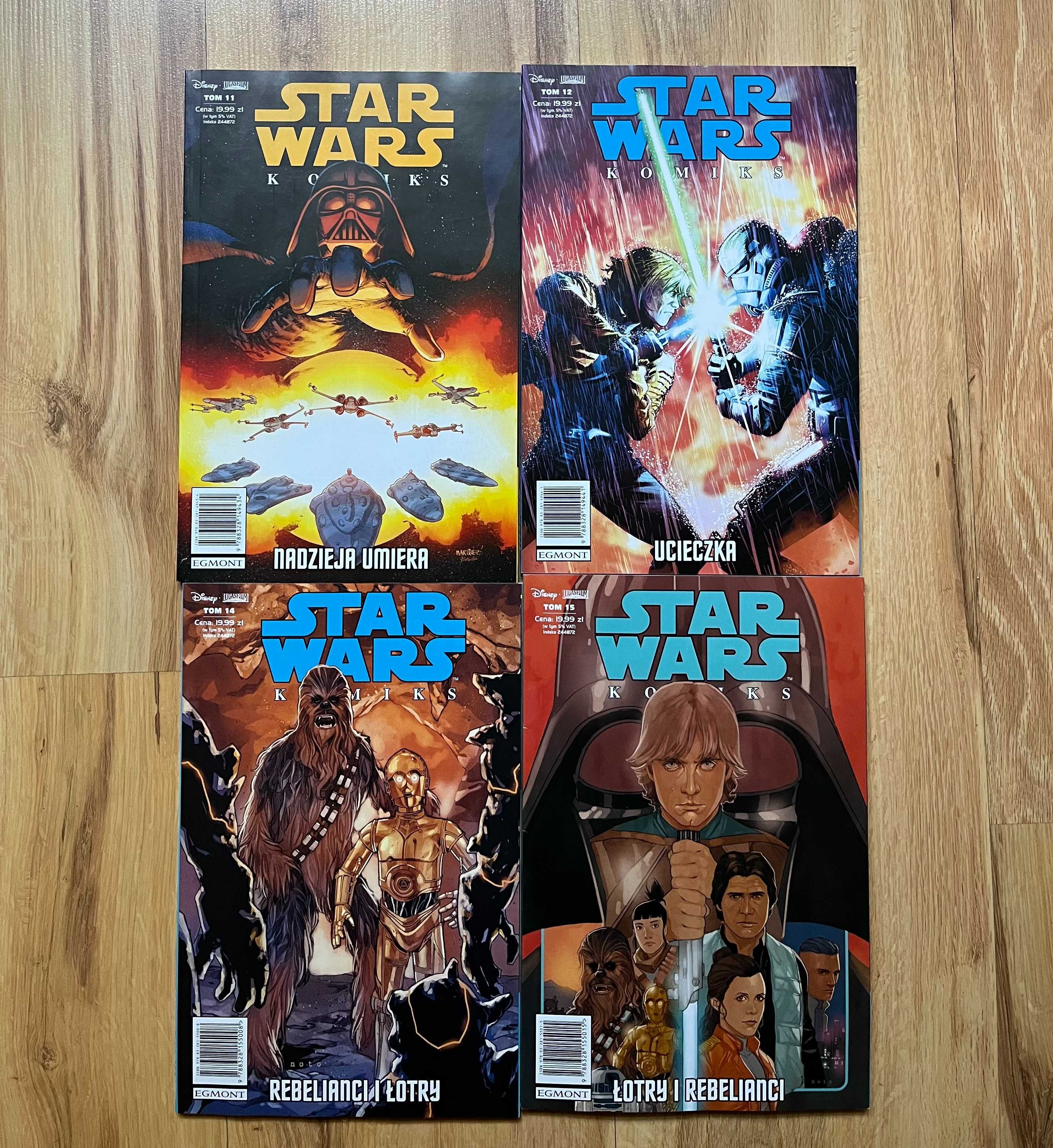 Star Wars Komiks tomy 11, 12, 14, 15 2021/2022