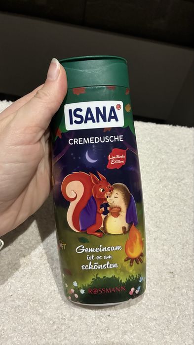 Isana zel pod prysznic edycja limitowana wanilia i orzechy laskowe