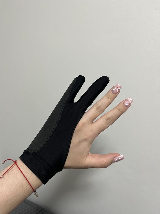 Nowa czarna rękawica malarska S