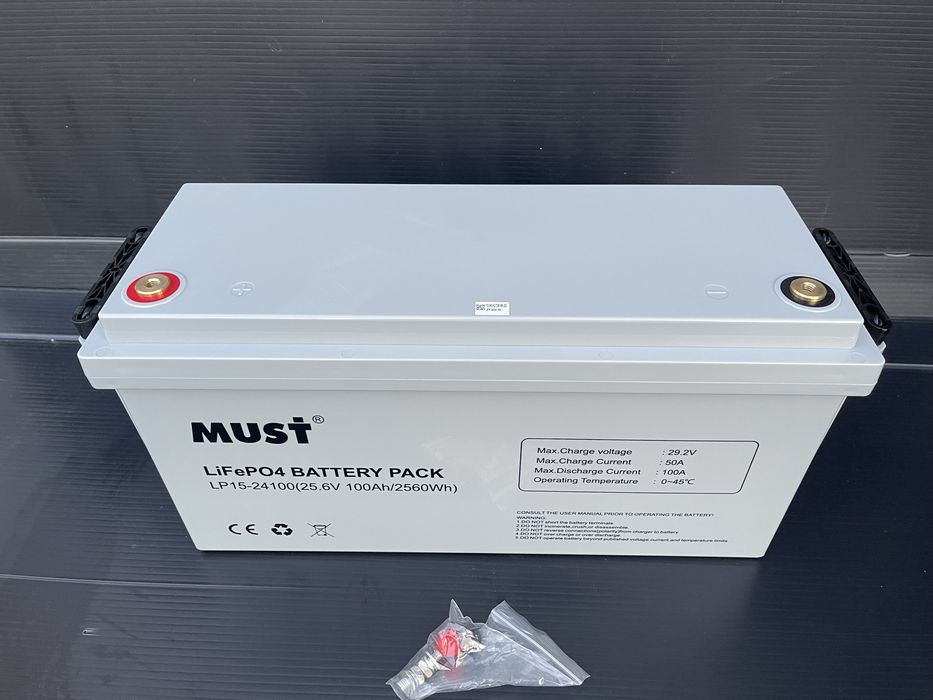 Акумулятор LiFePO4 Must 24в/100A