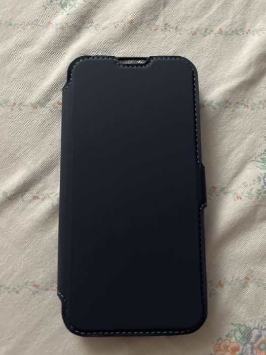Capa Flip Cover Azul Escura nova Iphone 15
