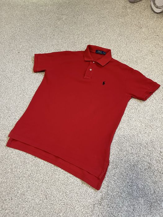 червоне поло ralph lauren