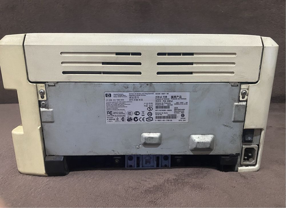 HP laser jet 1018