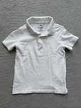 Biała koszulka polo H&M białe polo, polówka, t-shirt z kołnierzykiem