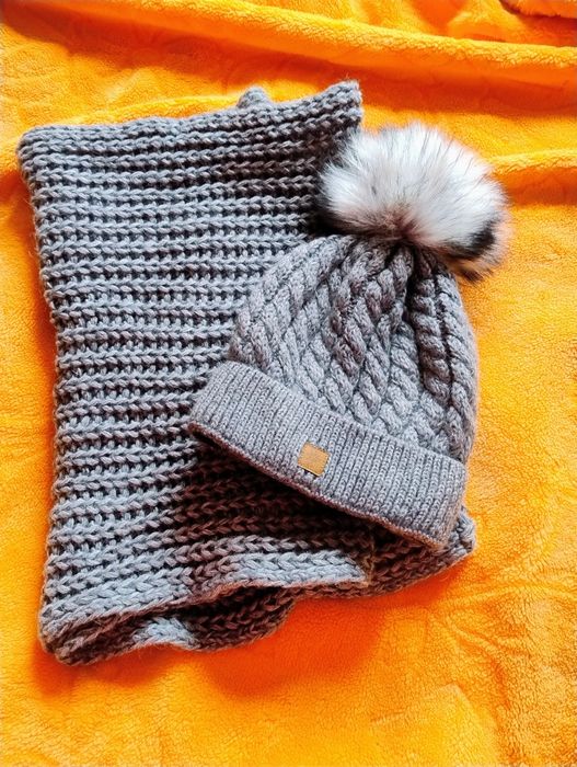 Czapka+ komin komplet