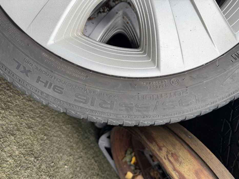 Koła zimowe Nokian 195/55 R16 91H XL – stalowe felgi Renault