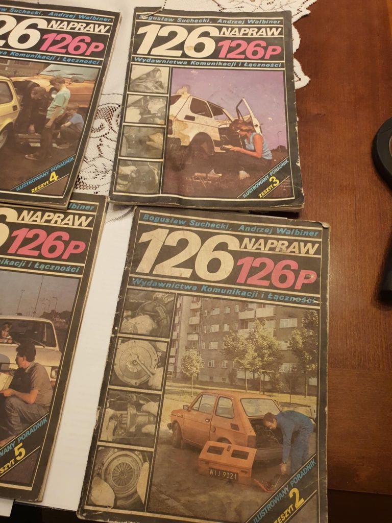 126 napraw 126p ksiazki plus części