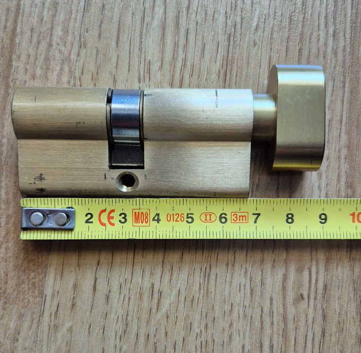 Zamek wkładka Gerda mosiężny 3 klucze