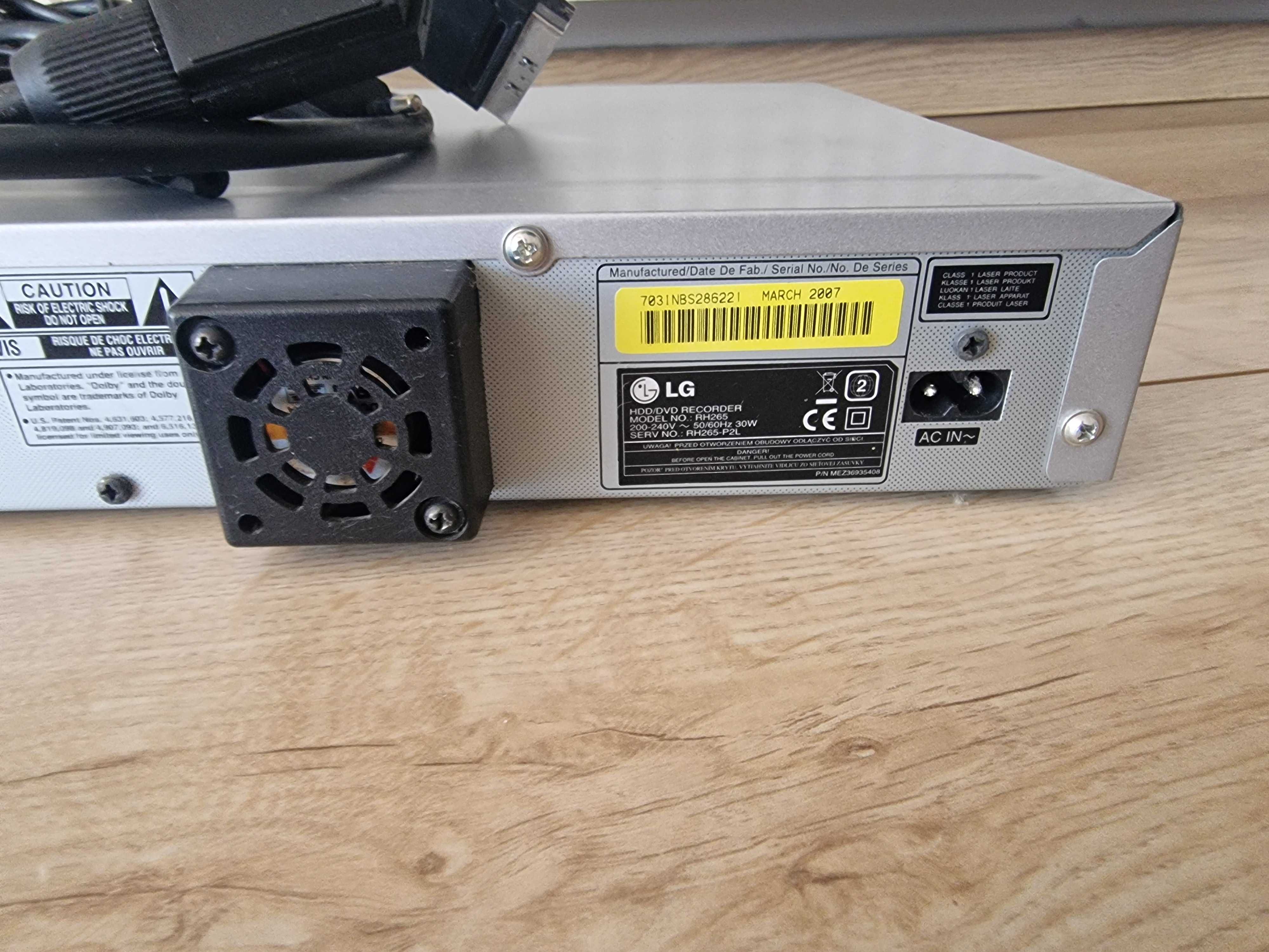 Odtwarzacz DVD LG rh265