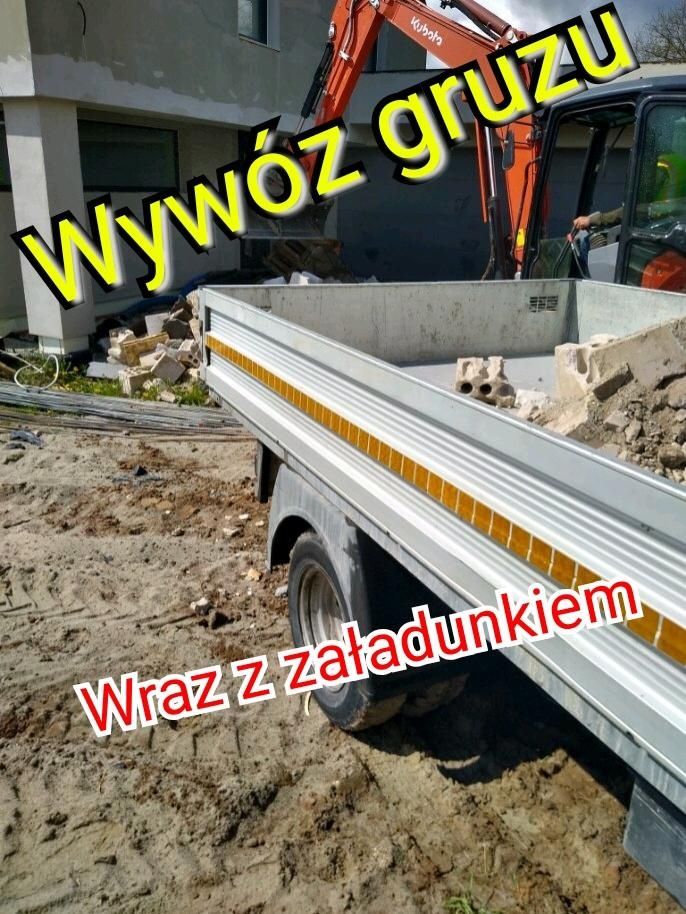 Wywoz Gruzu i śmieci. NAJTANIEJ !! cala małopolska!! Zadzwoń!