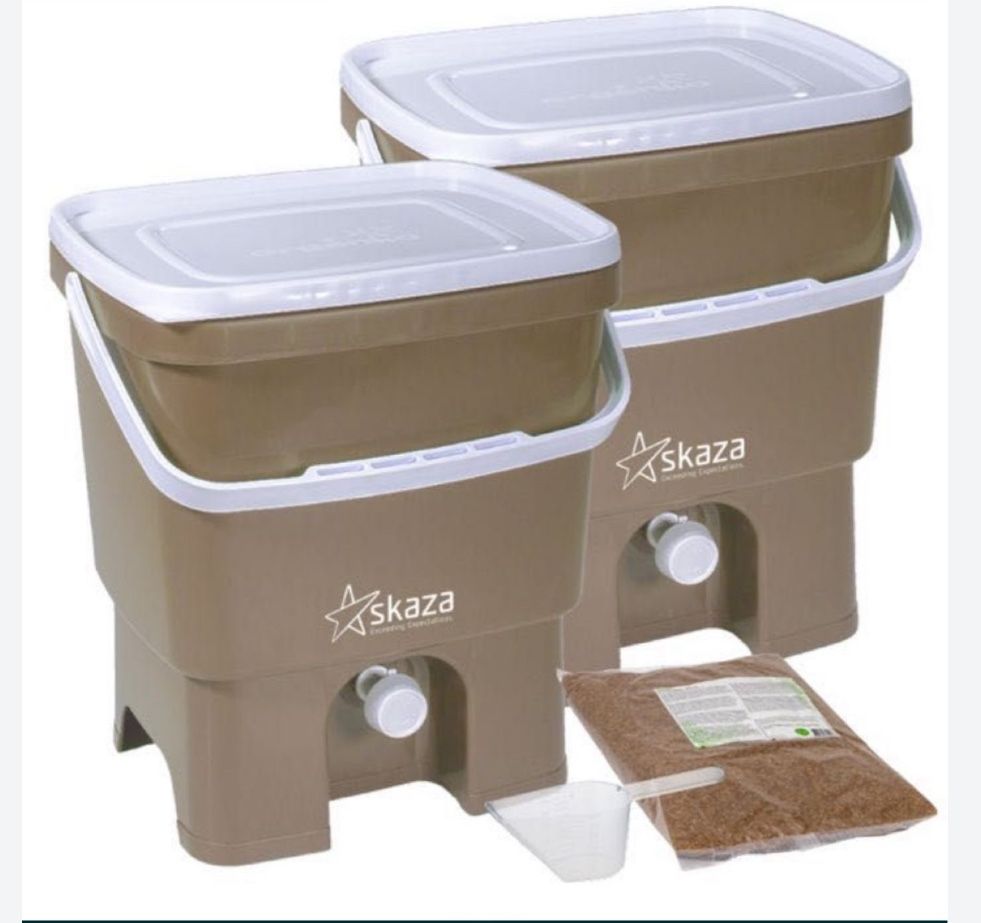 2 Compostores Bokashi + farelo de oferta