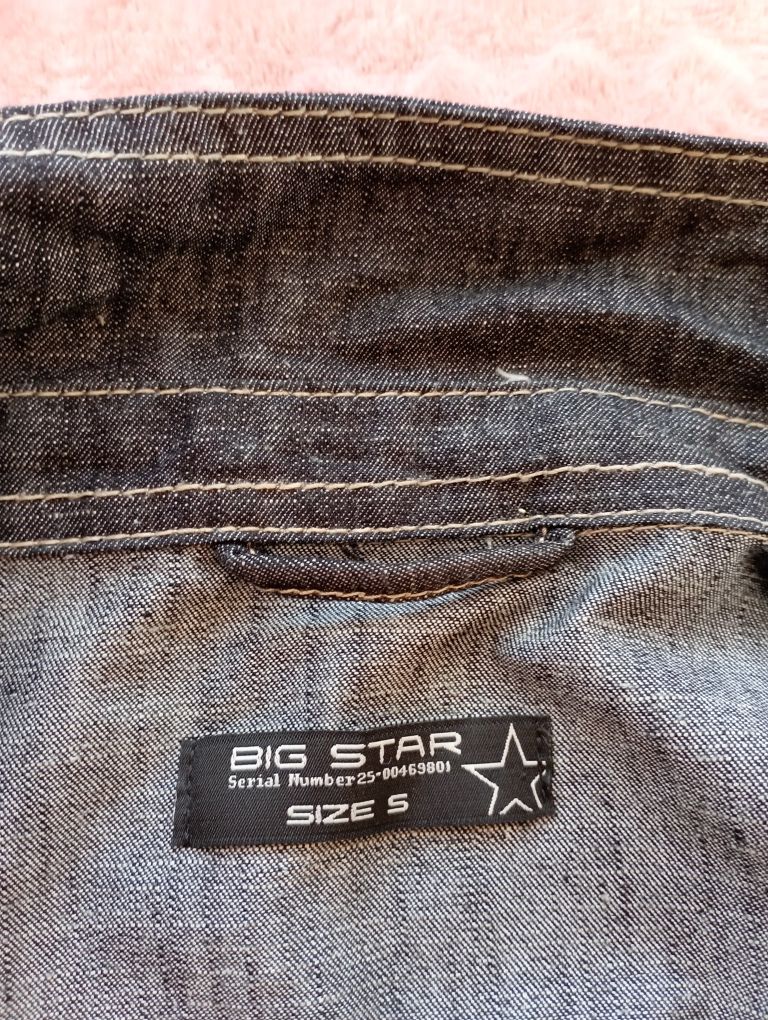 Tunika jeansowa czarna rozm S/BIG STAR