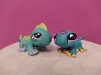 LPS Littlest Pet Shop G2 zestaw kameleon i jaszczurka