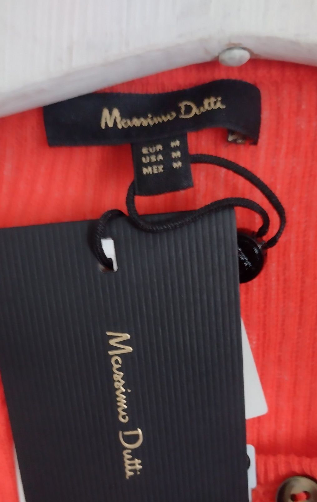 Kardigan czerwony  Massimo Dutti