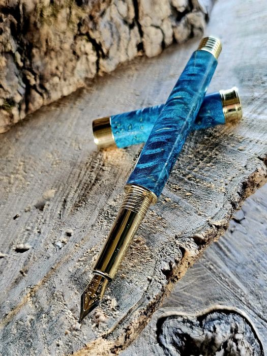 Pióro Gold P03 Drewno stabilizowane