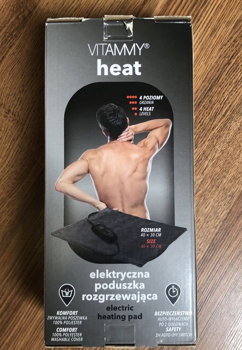 Elektryczna poduszka rozgrzewająca Vitammy Heat 40 x 30 cm