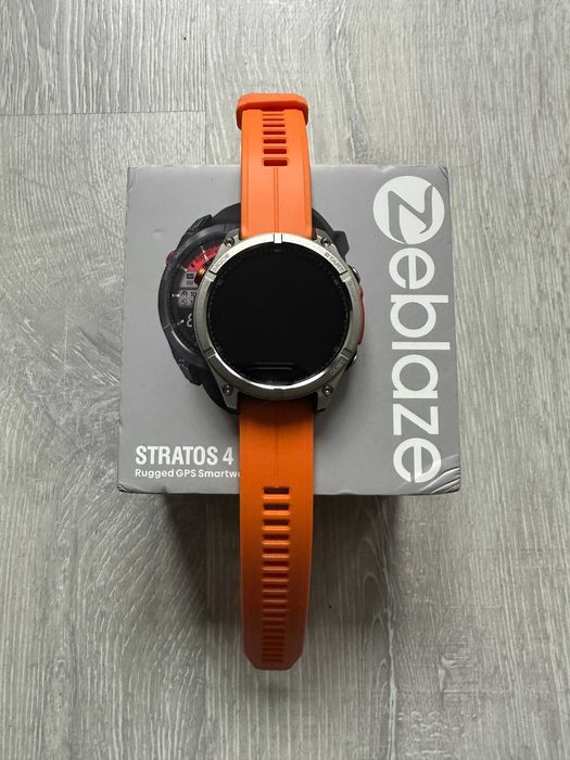 Smartwatch Zeblaze Stratos 4 Czarny GPS AMOLED wodoodporny NOWY