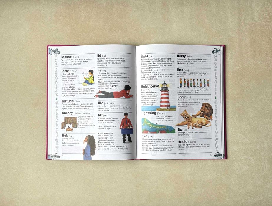 Англо український тлумачний словник Махаон Kingfisher First Dictionary