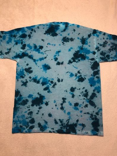 Tie dye koszulka T-shirt ręcznie barwiona Fruit of the Loom M