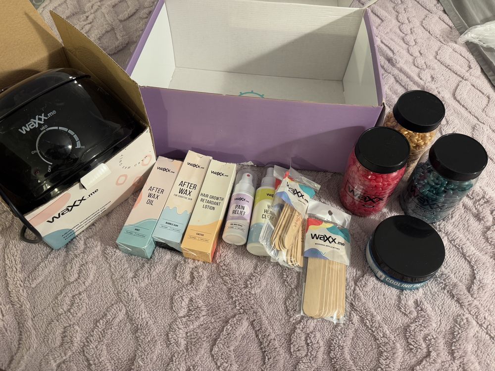 Kit de depilação a cera
