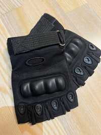 NOWE Rękawiczki taktyczne treningowe bez palców rowerowe