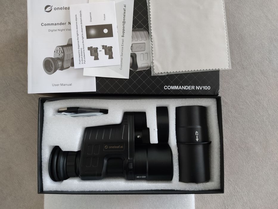 Visão noturna NOVA com bateria e cartão de memória