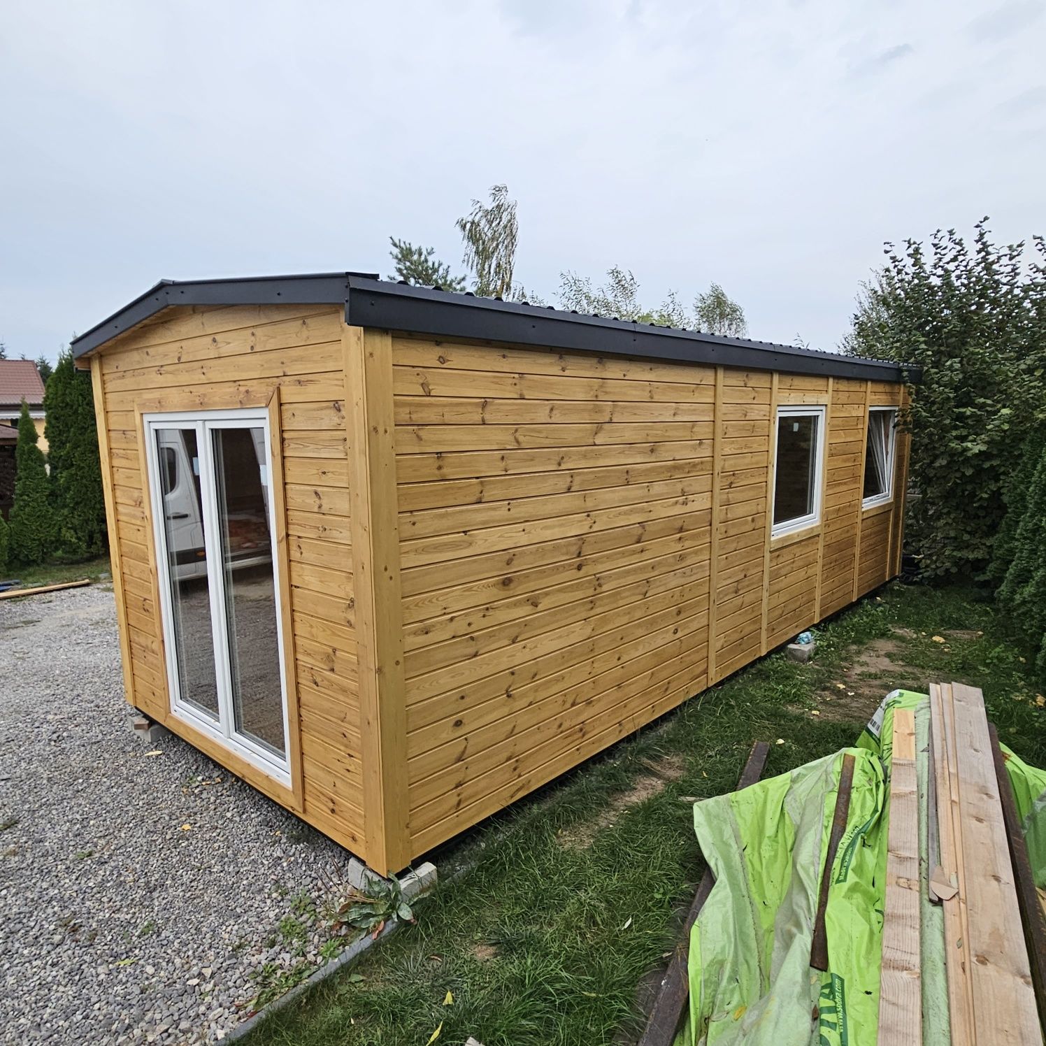Domek 8x3.2 ocieplony letniskowy mobilny