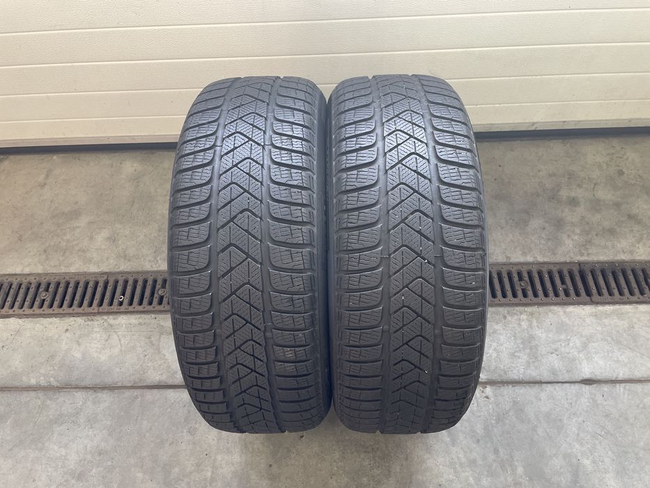 2x Opony Używane 225/55 R18 Pirelli Zimowe, 6mm