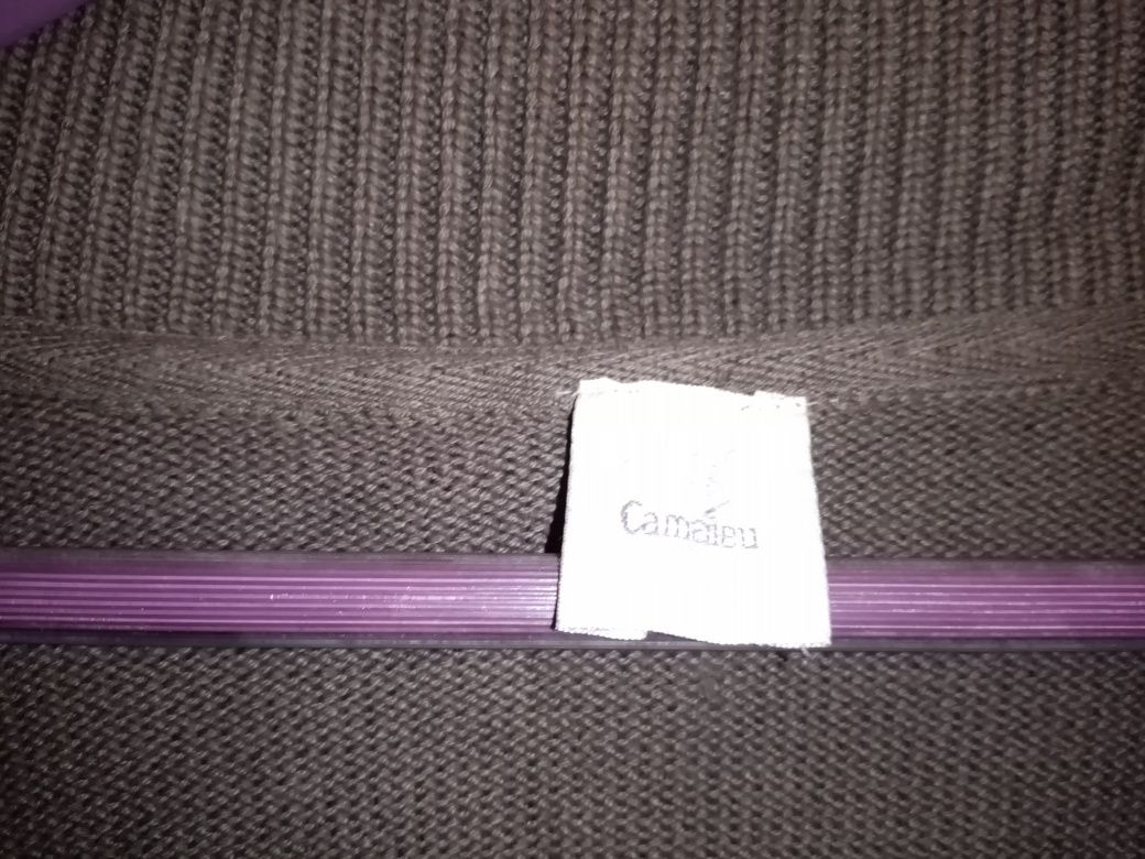 Sweter Khaki Camaieu rozm. 38