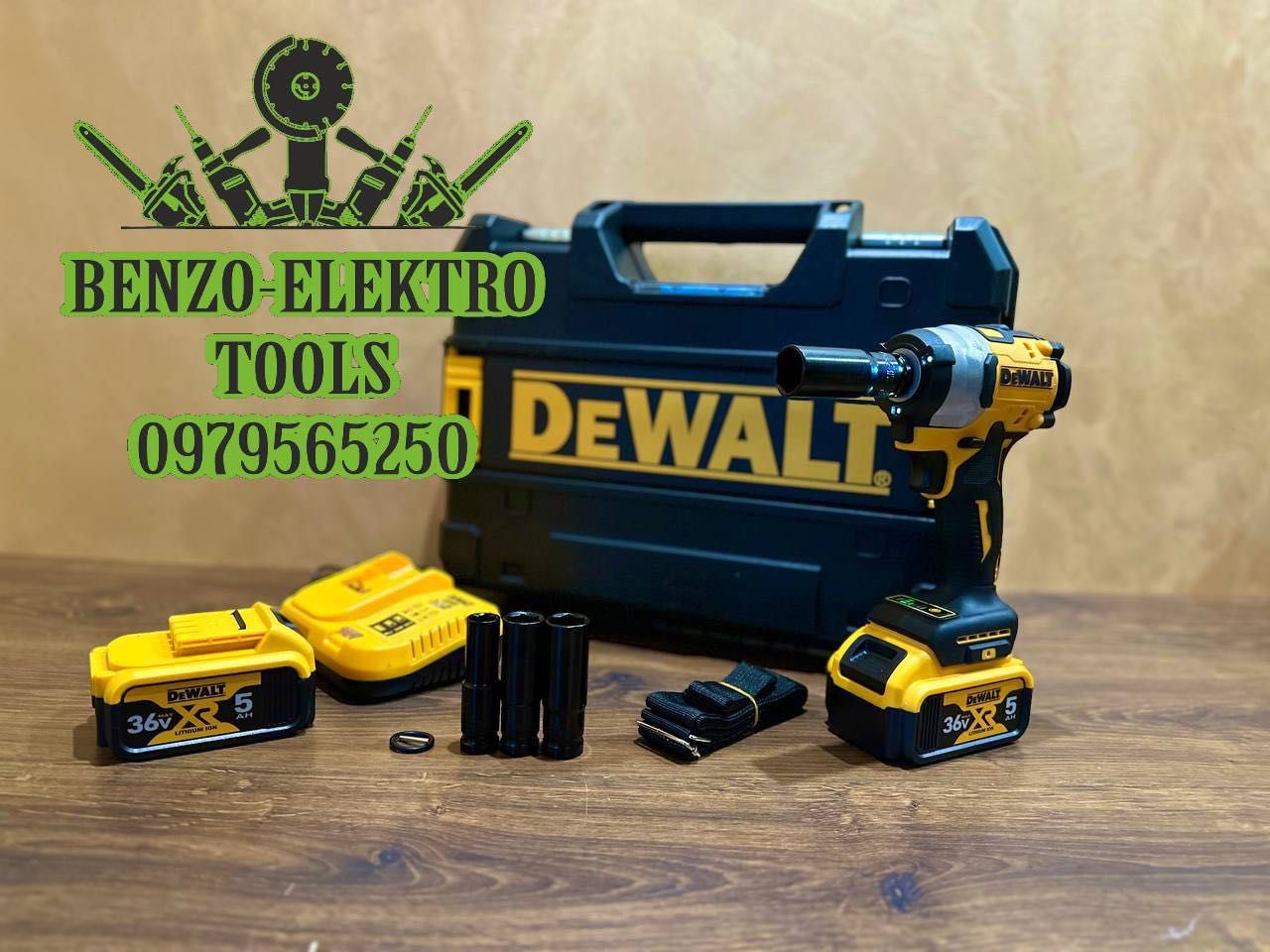 Акумуляторний Гайковерт DeWALT 922 (36V 5A) 447Nm Чехія Девальт