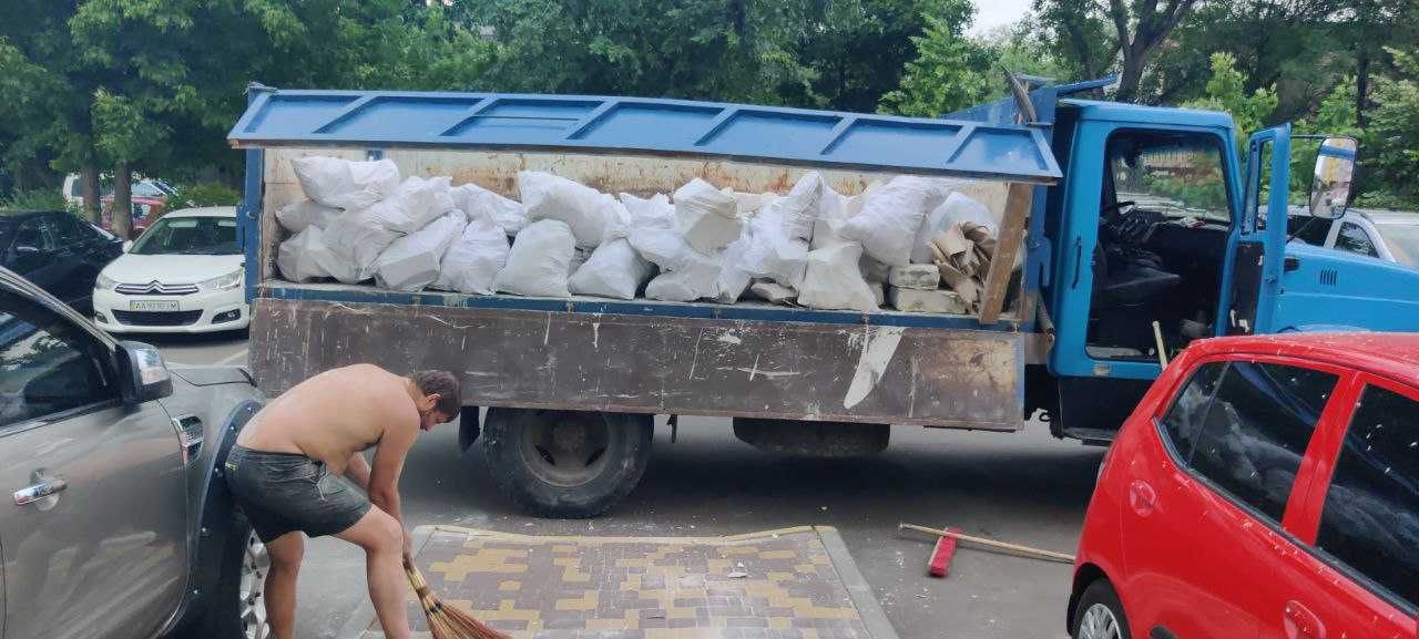 Прибирання буд сміття. 24/7. Вивіз буд сміття. Вывоз строй мусора