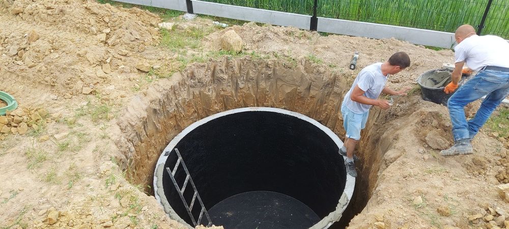 Szambo betonowe okrągłe 10m2, zbiornik na deszczówkę