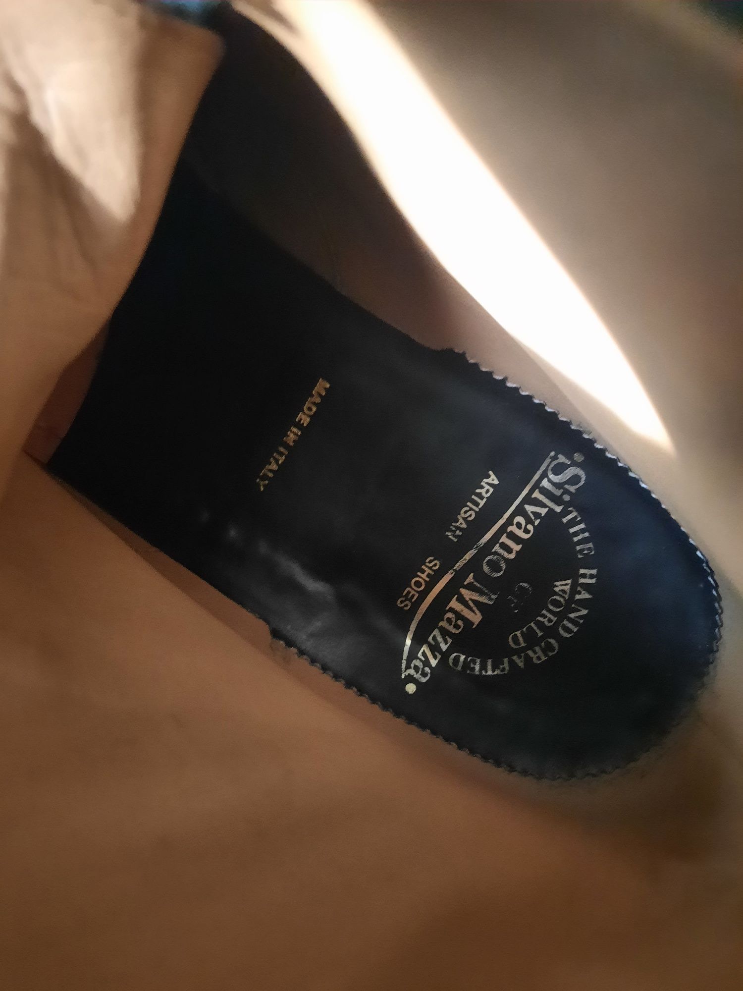 Botas italianas de pele pretas tam 42