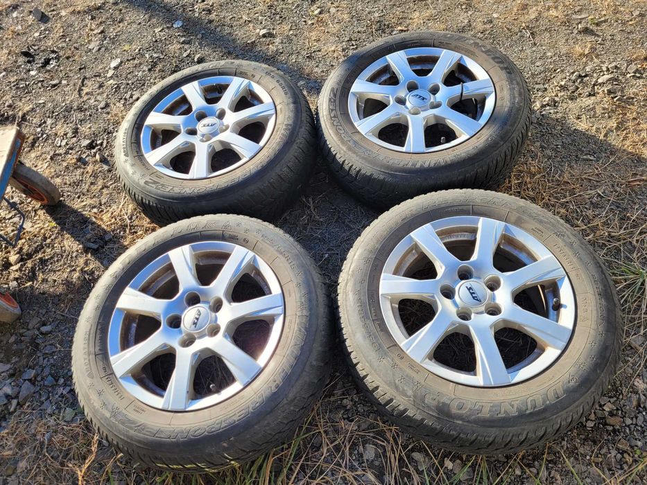 felgi alu ATS grupa VAG 15 cali, plus opony zimowe DUNLOP