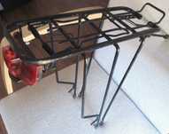 Suporte de alforges/bagagem para bicicleta