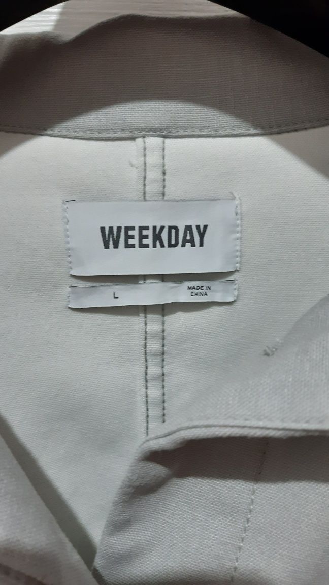 Скидка тллько сегодня Льняной пиджак  WEEKDAY
