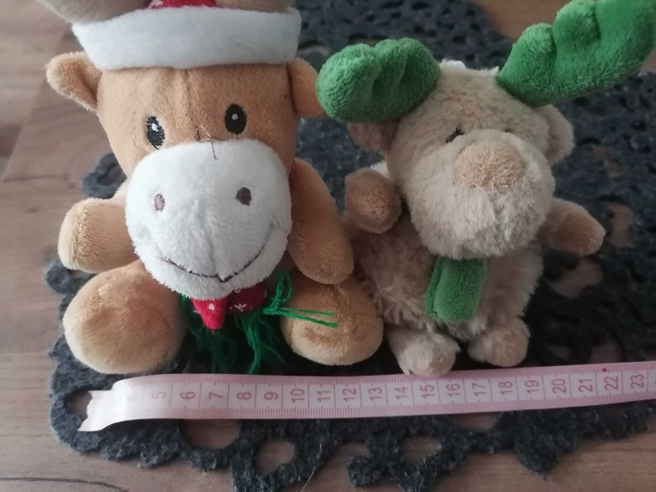 Reniferki 2 sztuki pluszaki