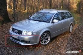 AUDI A4 B6 - DOKŁADKA nakladka zderzaka przednia TUNING